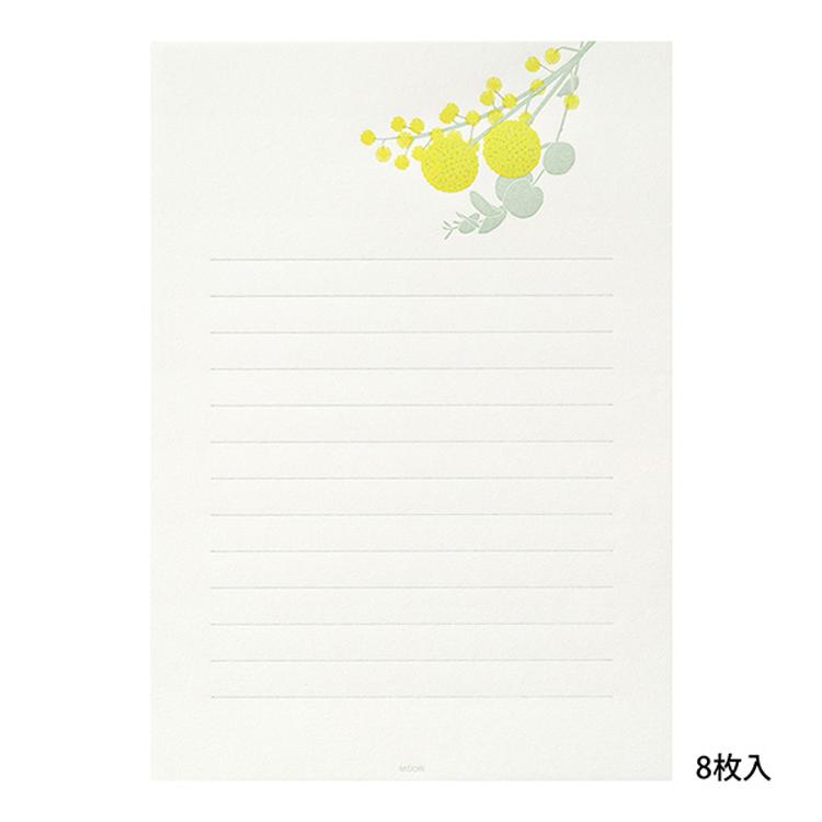 新品】活版印刷 メモパッド ミモザ プロペラスタジオ HUTTE 新品】活版