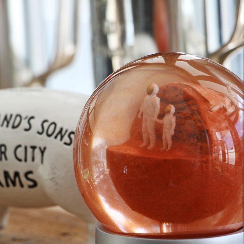 マルス 火星 スノードーム Mars Dust Globe ドーム マーズ おしゃれ