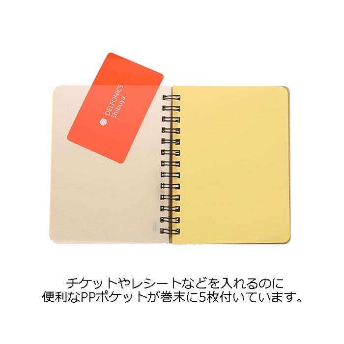 DELFONICS（デルフォニックス） ロルバーン ノート M クリア ポケット