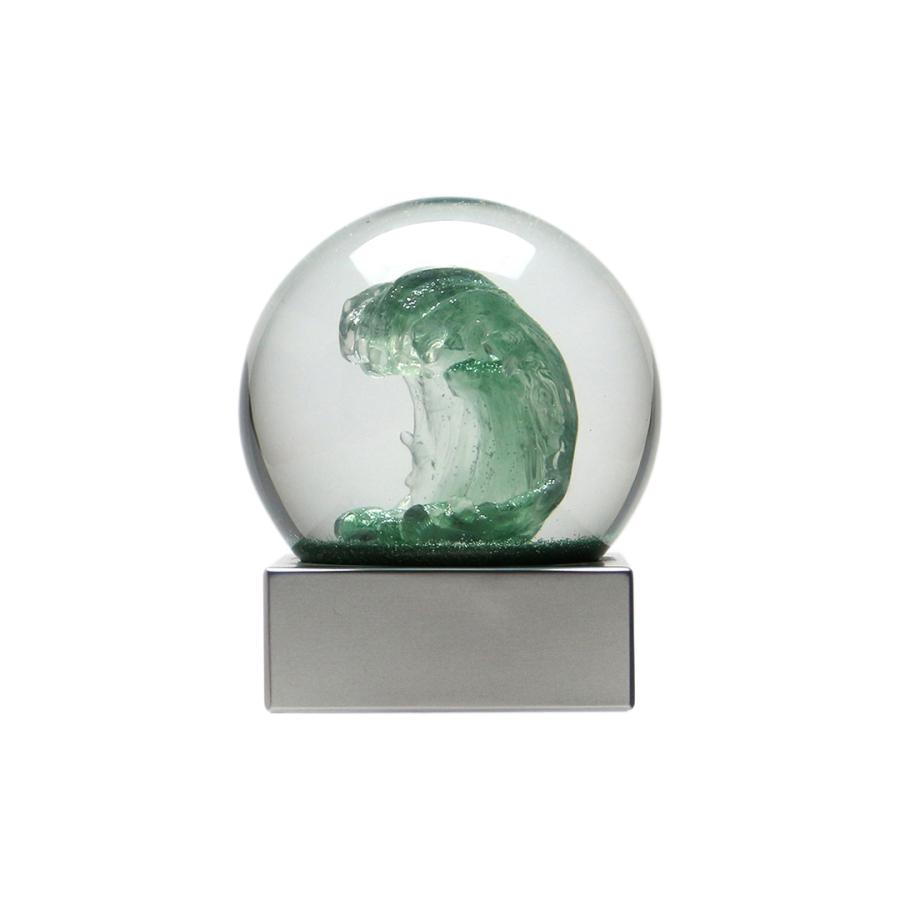 Cool  Globes スノードーム　オブジェ　インテリア置物 DETAIL（ディテール） AWANAMI 泡波 スノードーム ガラス オブジェ