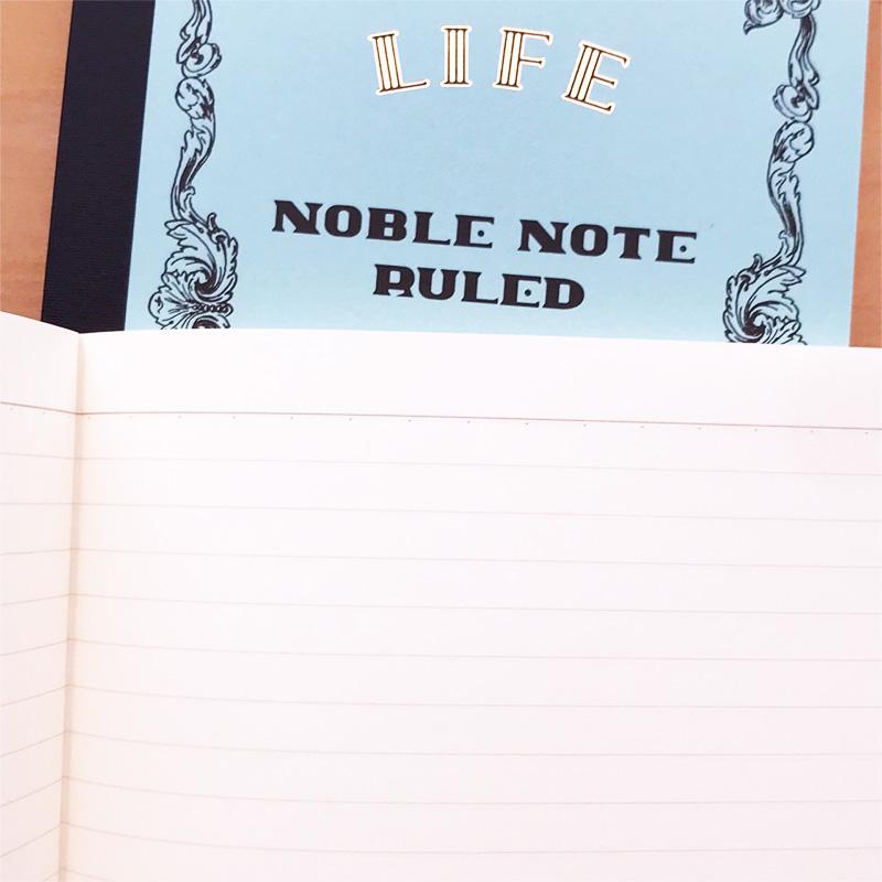 ライフ ノート LIFE 横罫 ノーブルノート A5 noble N39｜desklabo｜03