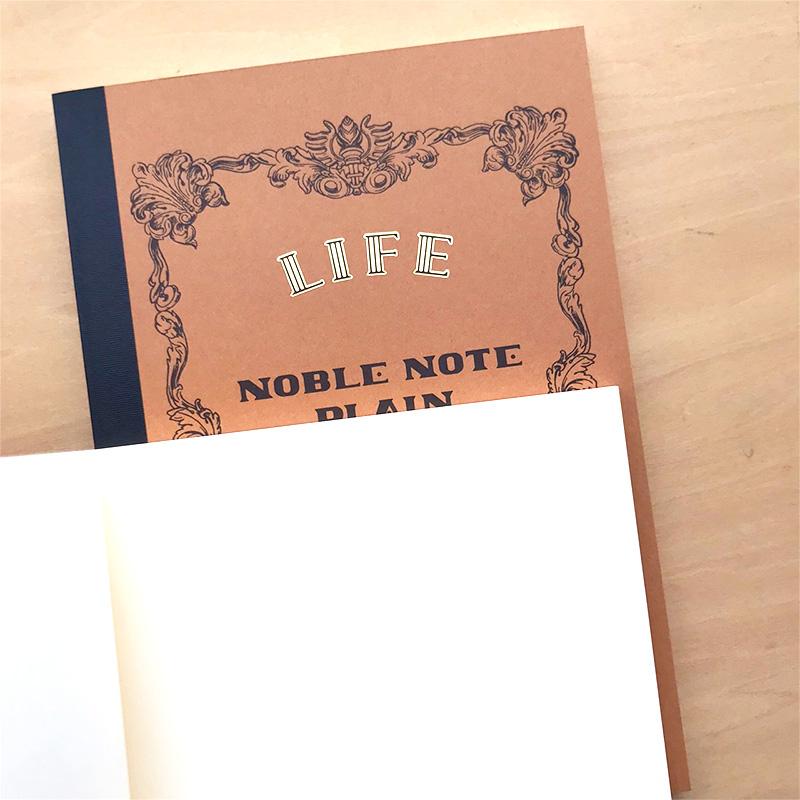 ライフ（LIFE） ノート 無地 ノーブルノート B6 noble N29 : 文房具
