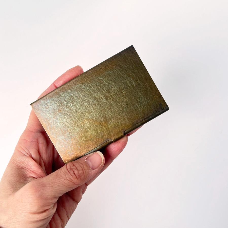 RUST ブラス カードケース 錆加工 picus ピクス BRASS CARDCASE+ 真鍮