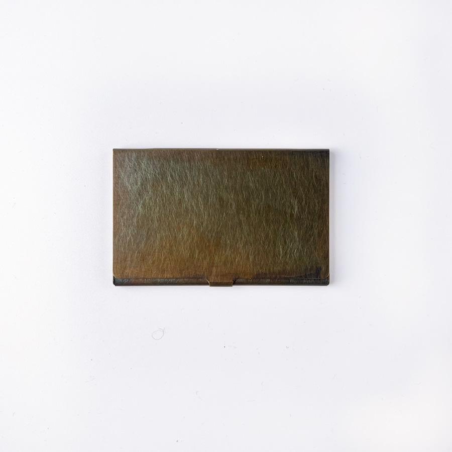 RUST ブラス カードケース 錆加工 picus ピクス BRASS CARDCASE+ 真鍮