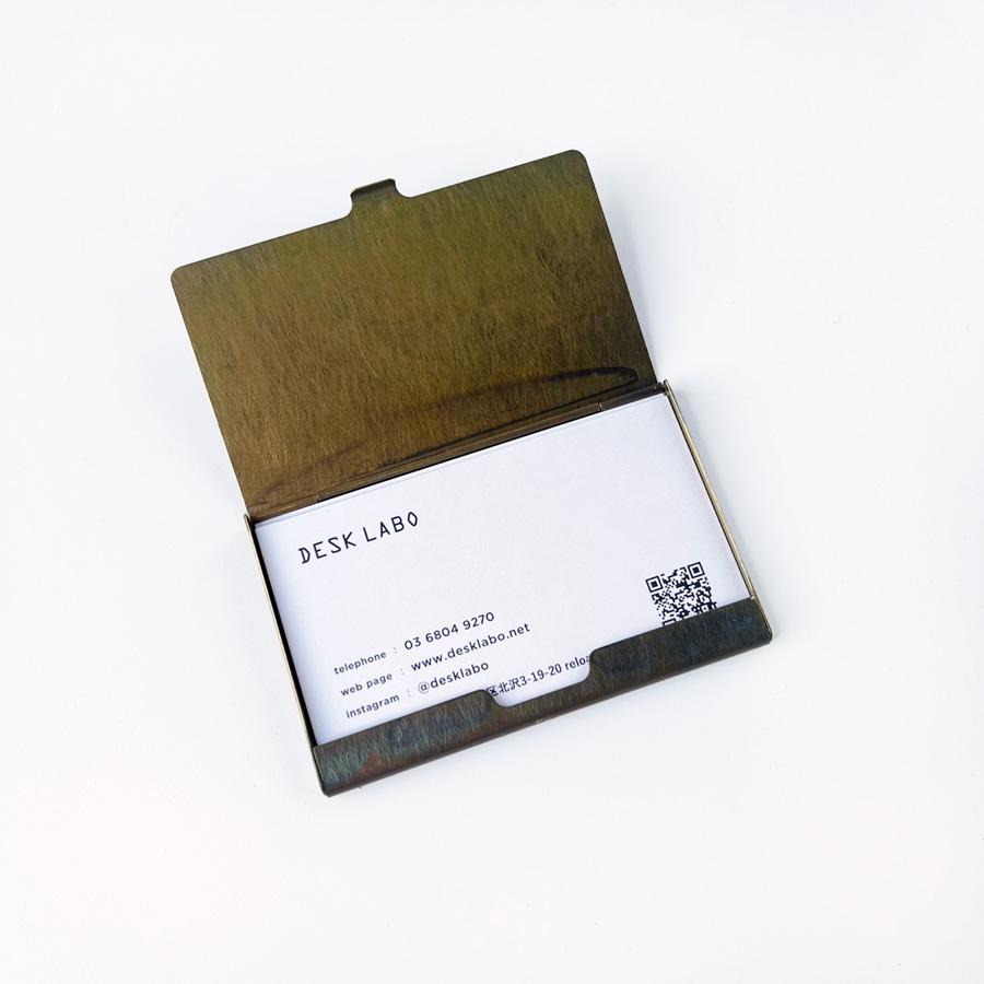 RUST ブラス カードケース 錆加工 picus ピクス BRASS CARDCASE+ 真鍮