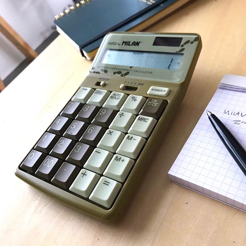 ミラン 電卓 MILAN ミランカリキュレーター 12桁 電卓 1504127