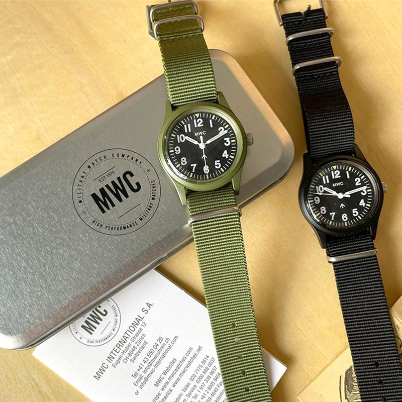 MWC ミリタリーウォッチカンパニー Infantry Watch ミリタリーウオッチ 腕時計 33mm メンズ レディース ユニセックス カジュアルの画像