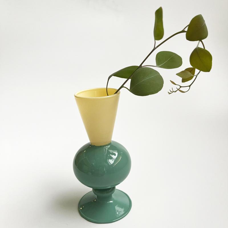 amabro（アマブロ） ミニベース MINI VASE TWO TONE amabro ガラス