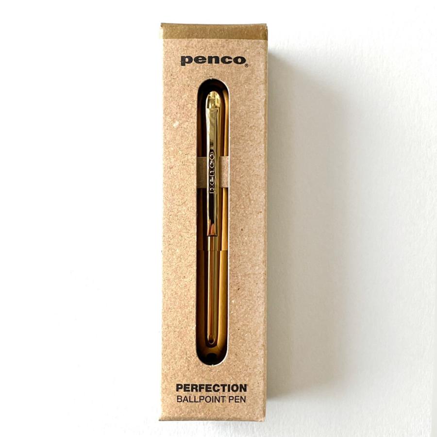 ブランド不明　ゴールド　ボールペン Penco ペンコ パーフェクションブラスボールペン ハイタイド 真鍮