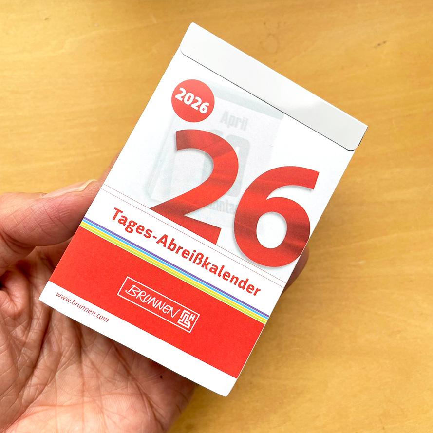 ブルネン 日めくりカレンダー 2026 No.4 BRUNNEN ドイツ シンプル