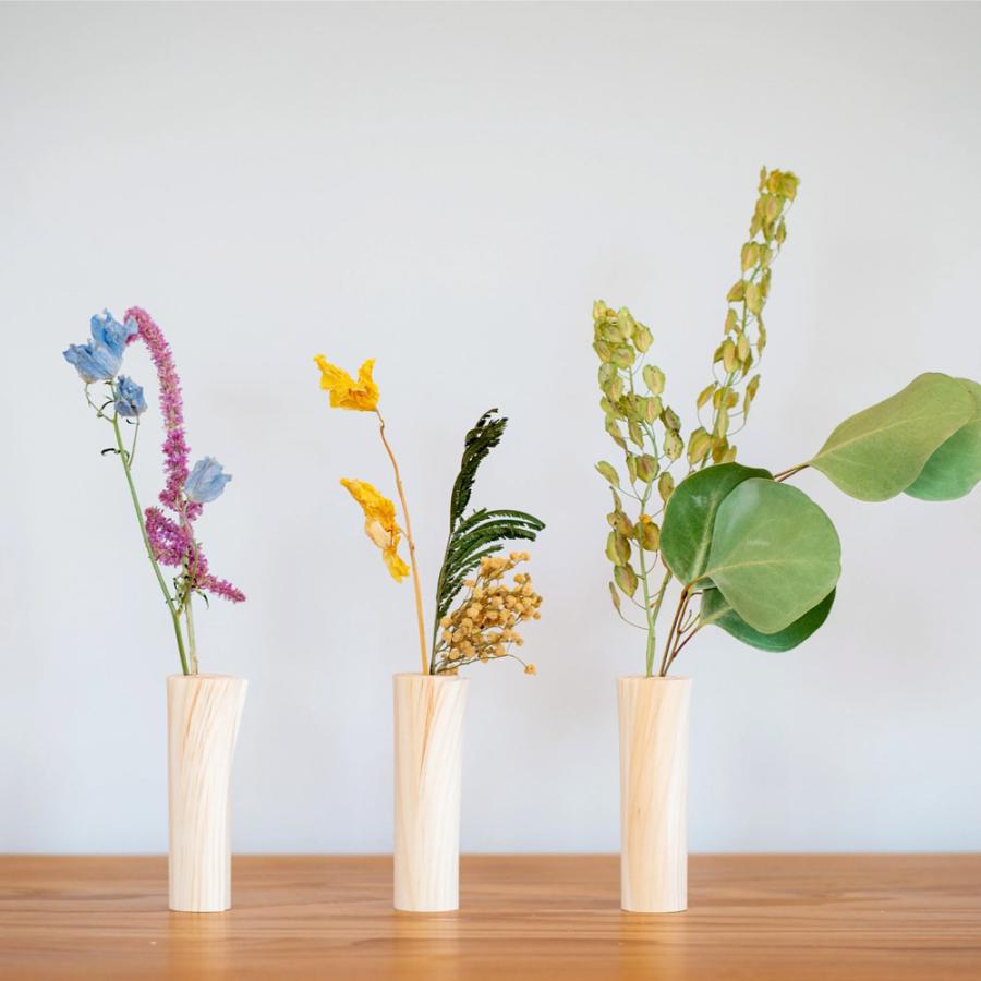 Shiki bun 紙木と花 Long 日本製 花器 ドライフラワー : 文房具 手帳