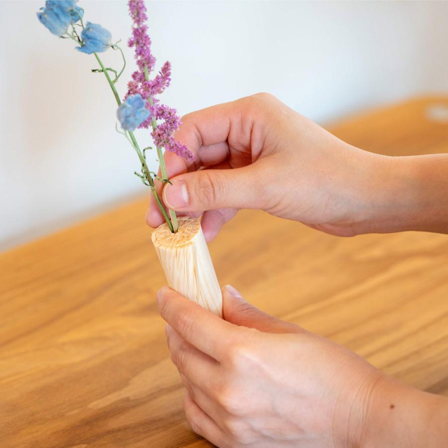 Shiki bun 紙木と花 Long 日本製 花器 ドライフラワー : 文房具 手帳