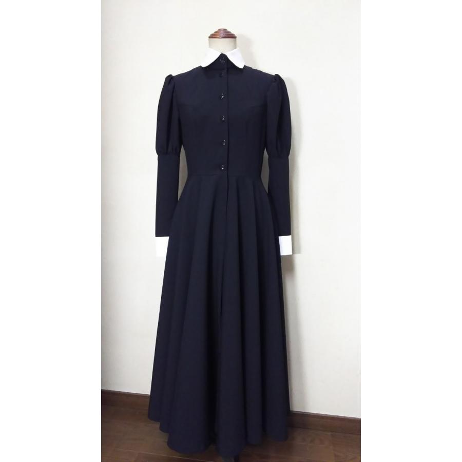 メイド服 クラシカル ５着セット丸衿 濃紺ワンピース と 白かわいいフリルエプロン メイドカフェ店制服 Moe 2 5 デザート ネットストア 通販 Yahoo ショッピング