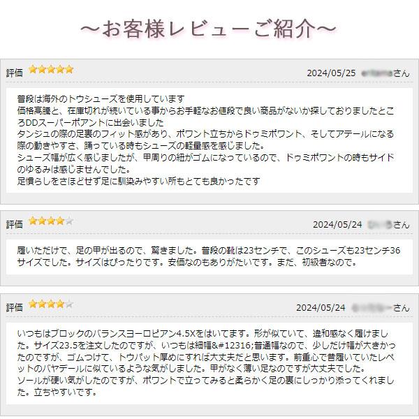 本商品のみのご注文は送料無料・5/31まで トウシューズ DDスーパー