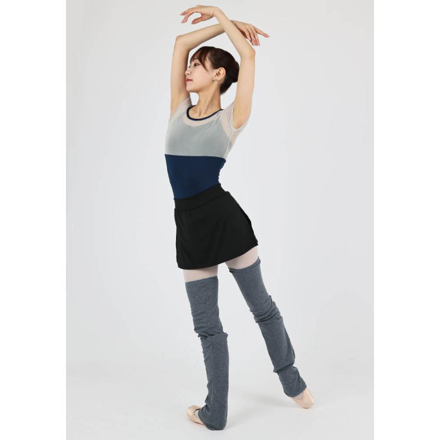 バレエ 大人 サラカラ・スパッツ付きボックススカート ボトムス ドゥッ