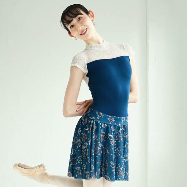 バレエ 大人 プリントブリリアントパール・ワンタッチサーキュラー