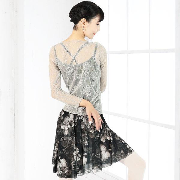 バレエ 大人 プリントブリリアントパール・ワンタッチサーキュラー