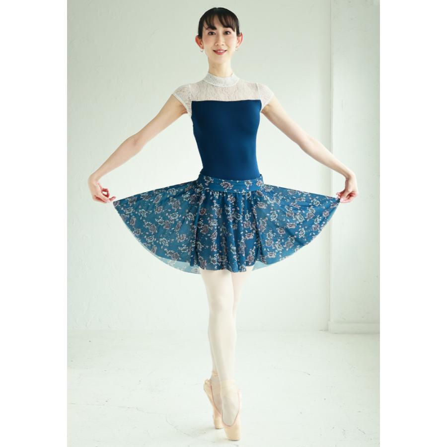 バレエ 大人 プリントブリリアントパール・ワンタッチサーキュラー