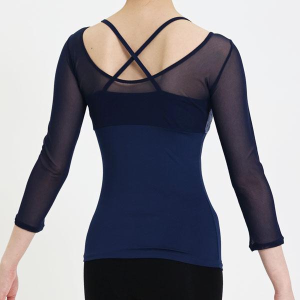 バレエ 大人 シェヘラザードレース・スリーブレイヤーレオトップ