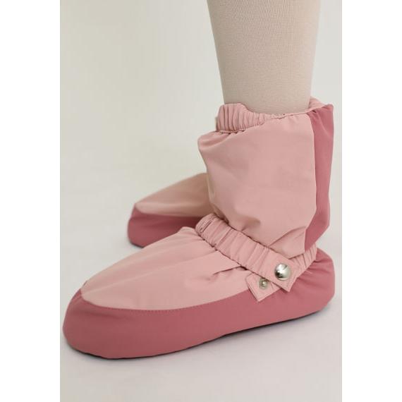 バレエ ウォームアップ・バイカラーブーツ あたたかい オシャレ 大人