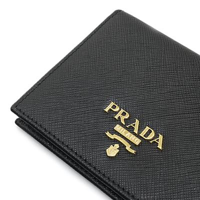 PRADA プラダ 1MV204 QWA F0002 NERO SAFFIANO METAL サフィアーノレザー 財布 コンパクト財布｜deva-online｜04