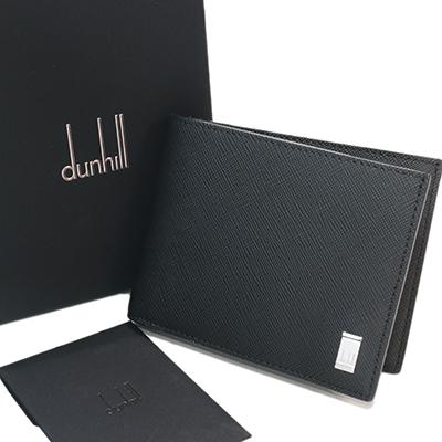 dunhill（ダンヒル） 22R2P10PS 001 PLAIN プレーン ブラック 二つ折り