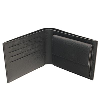 dunhill（ダンヒル） 22R2P10PS 001 PLAIN プレーン ブラック 二つ折り