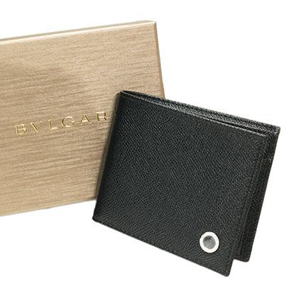 BVLGARI ブルガリ 280287 ブルガリブルガリ マン ブラック 二つ折り財布 小銭入れあり スリム メンズ財布 | ブルガリ・ブルガリ | 01