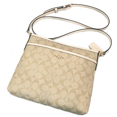 コーチ COACH ショルダーバッグ ライトカーキ×チョーク アウトレット コーチ アウトレット ショルダーバッグ レディース ライトカーキ