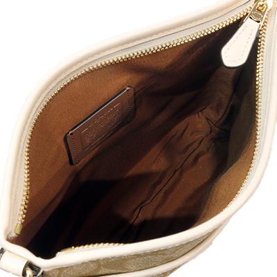 コーチ COACH ショルダーバッグ F29210 IMDQC 2023 SS ライトカーキ シグネチャーキャンバス チョーク レザー ゴールド金具 COACH（コーチ） アウトレット ショルダーバッグ 29210 IMDQC ライト