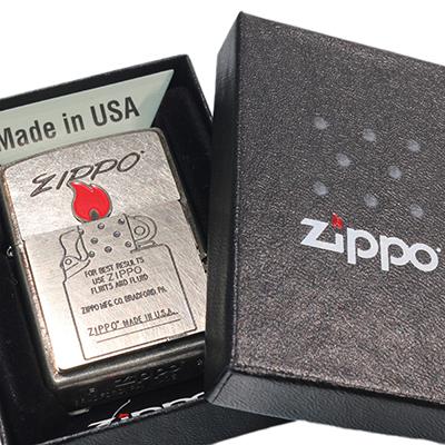 ZIPPO ジッポライター 2CB-TRFIRE ギミックフレイム クロームバレル  可動式メタル貼り オイルライター | ZIPPO