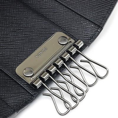 PRADA プラダ 2PG222 QME F0002 SAFFIANO METAL NERO