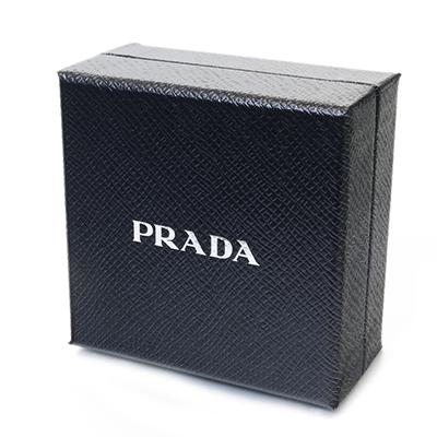 PRADA プラダ 2PP080 053 F0216 SAFFIANO BALTICO ネイビー トライアングルロゴ キーリング キーホルダー スナップフック離着式｜deva-online｜06