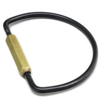 DETAIL inc.  D-シェイプキーリング ブラックオキサイド 真鍮 キーホルダー【ゆうパケット対象品】 | DETAIL | 01