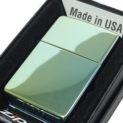 ZIPPO ジッポ ライター USAモデル #49191 ハイポリッシュ ティール メッキ オイルライター | ZIPPO