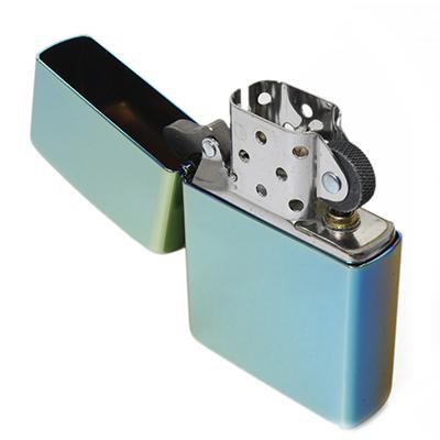 ZIPPO ジッポ ライター USAモデル #49191 ハイポリッシュ ティール メッキ オイルライター | ZIPPO | 02
