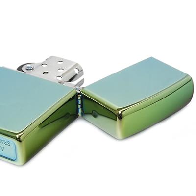 ZIPPO ジッポ ライター USAモデル #49191 ハイポリッシュ ティール メッキ オイルライター | ZIPPO | 06