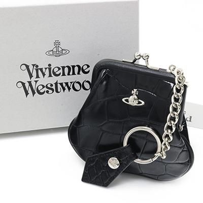 Vivienne Westwood ヴィヴィアンウエストウッド 53030008 40514 JANE PURSE KEYRING ブラック 小銭入れ がま口 コインケース(23276円)