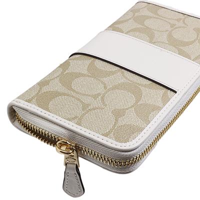 COACH コーチアウトレット シグネチャー アコーディオン ジップ