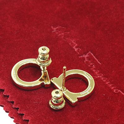 SALVATORE FERRAGAMO ピアス シルバー レディース 760119 フェラガモ ピアス アクセサリー レディース ガンチーニ L