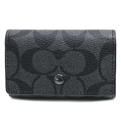 COACH コーチアウトレット 78675 QBO4G チャコール×ブラック COACH コーチアウトレット 78675 QBO4G チャコール×ブラック