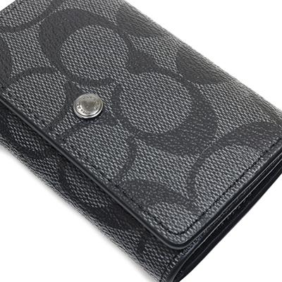 COACH コーチアウトレット 78675 QBO4G チャコール×ブラック COACH コーチアウトレット 78675 QBO4G チャコール×ブラック