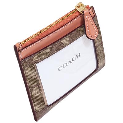 COACH コーチアウトレット IDケース 88208 IMVH0 カーキ ライト  