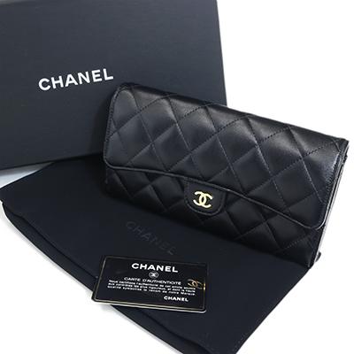 CHANEL シャネル クラシック ロング フラップ ウォレット AP0241