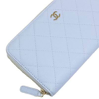 CHANEL シャネル ロング ジップ ウォレット AP0242 グレインド CHANEL シャネル ロング ジップ ウォレット AP0242 グレインド