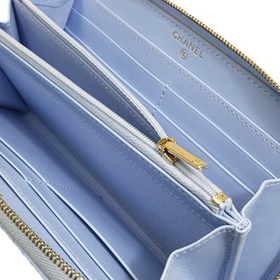 CHANEL シャネル ロング ジップ ウォレット AP0242 グレインド CHANEL シャネル ロング ジップ ウォレット AP0242 グレインド