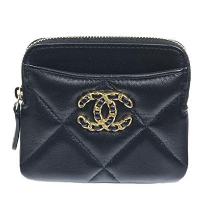 CHANEL シャネル AP2086 ジップ・コインパース ブラック