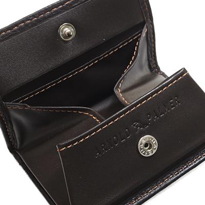 ARNOLD PALMER アーノルド パーマー AP-Z116 ブラウン 折りたたみ式 小銭入れ コインケース 表面鹿革 内装牛革仕様 |  | 04