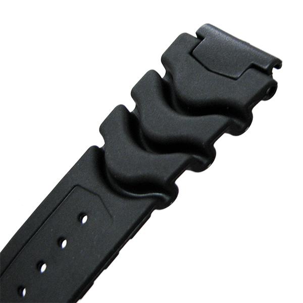 BAMBI バンビ 腕時計用ウレタンベルト BG400A-P/ブラック ソフトウレタン 標準18mm フィットパーツ付属(14/16/20mm)  時計ベルト【ゆうパケット商品】 |  | 05