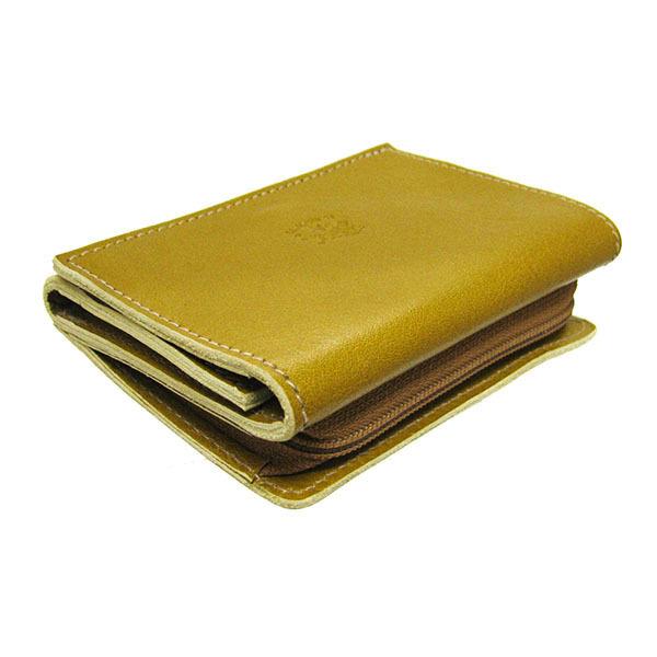 IL BISONTE イルビゾンテ 三つ折り財布 C0593/MEP 1058 CURRY 小銭入れあり 牛革 レザーウォレット コンパクト財布 サブ財布 イタリア製 | IL BISONTE | 02